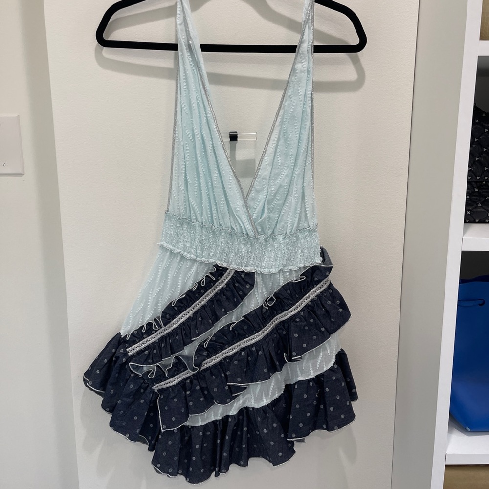 Blue Mini Dress Resortwear - perfect condition